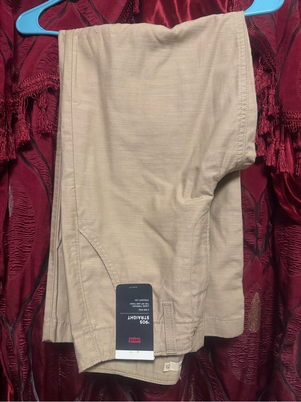 Levi's Men's Beige/Tan Chino Pants - Straight Fit